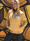 Womens Zippered Hoodie